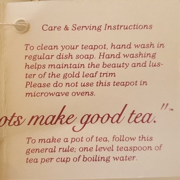 NWT SALEM CHINA CO ENGLISH COLLECTION TEAPOT  ROSES WHITE PINK YELLOW - Picture 5 of 13